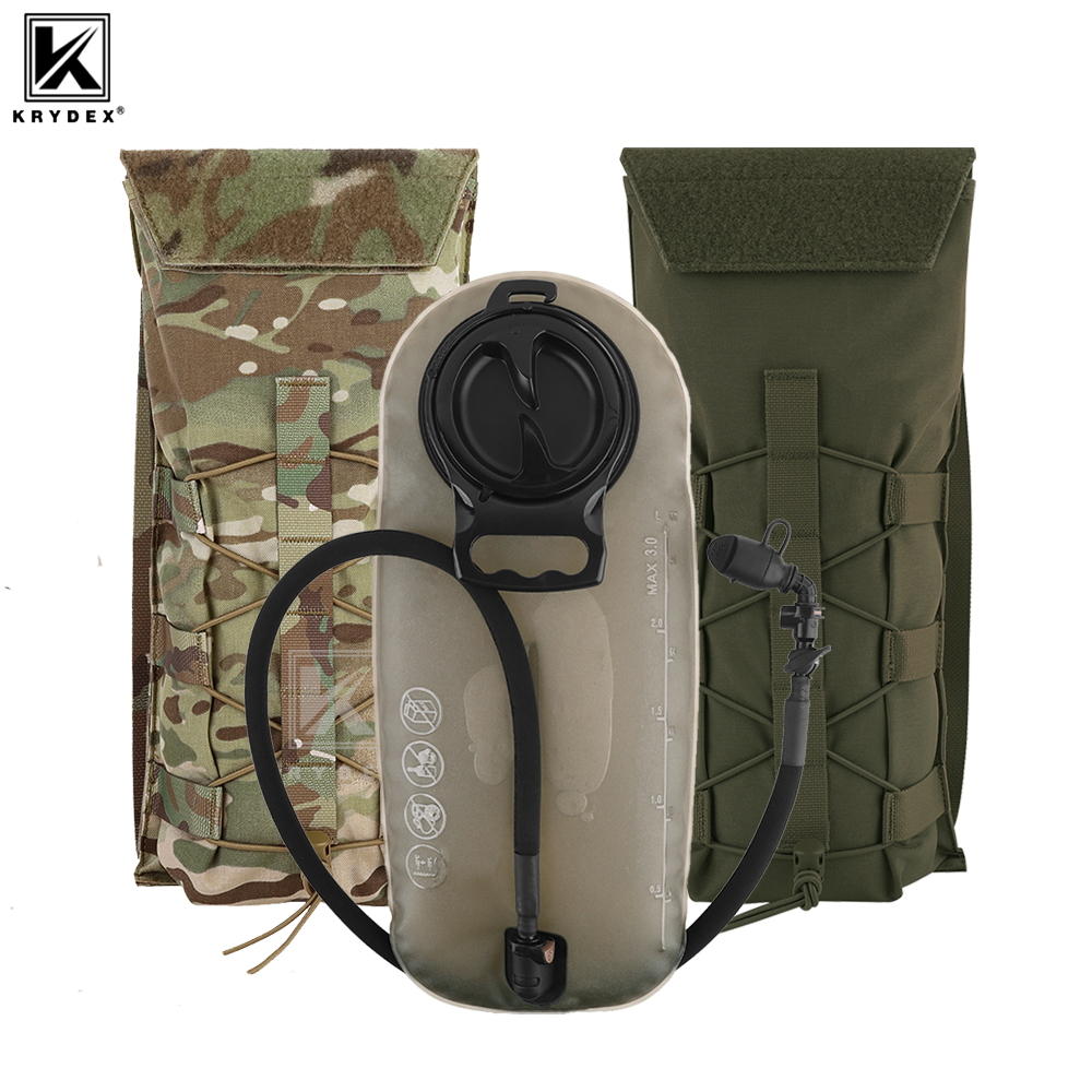 Hydration Pack Outdoor - KRYDEX tactique 3L hydratation Molle Pack