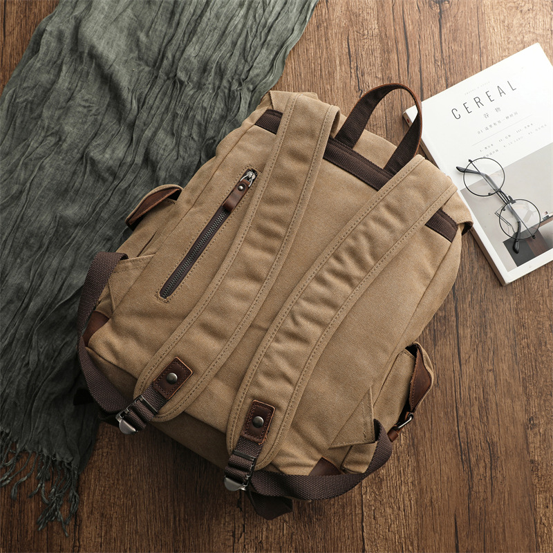 Sac en toile rétro pour hommes - Canvas Backpack Casual avis et prix