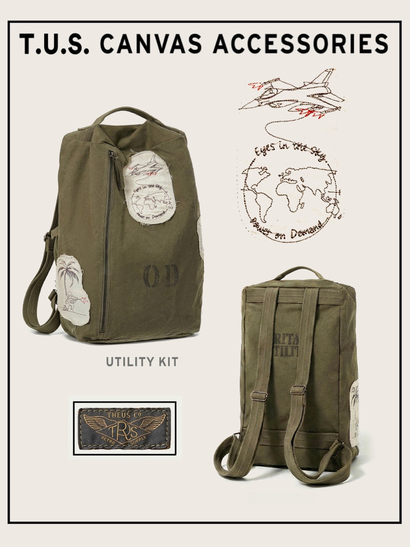 Sac à dos de sport en toile de - Canvas Backpack Casual avis et prix