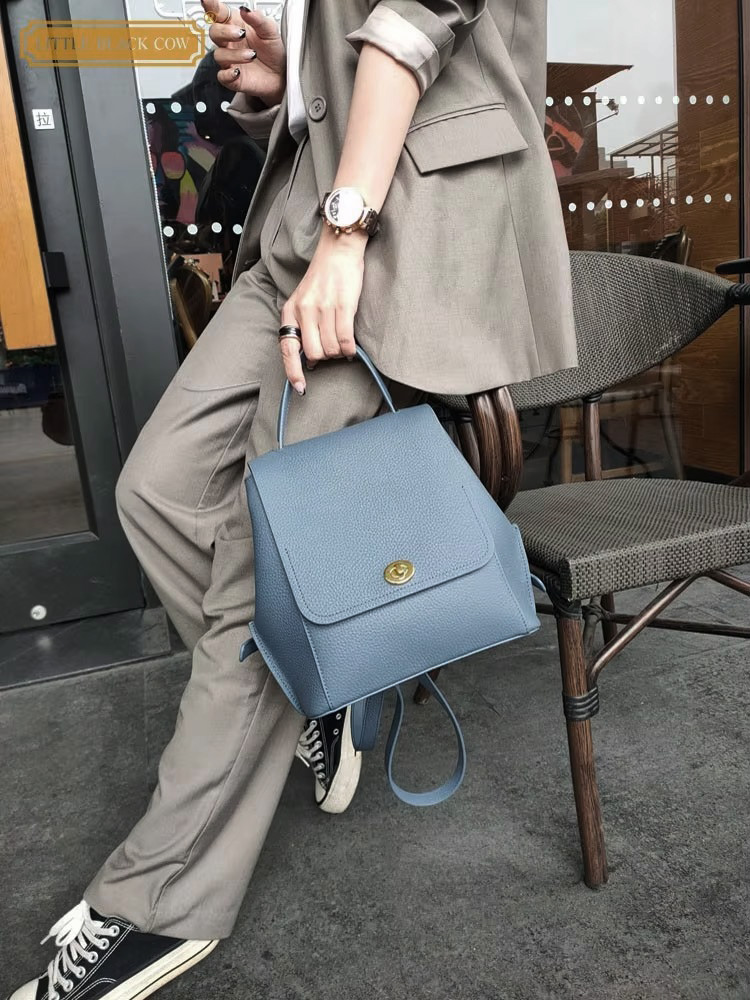 Sac à dos en cuir véritable po - Leather Backpack Vintage avis et prix